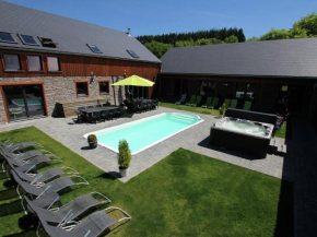 Villa in Manhay with heated outdoor swimming pool and sauna